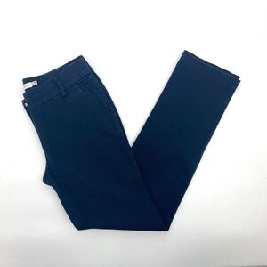 SEE BY CHLOE Navy Blue Straight Leg Mid Rise Business Casual Chino Pants Size 6